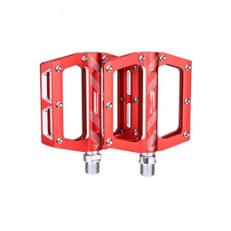 FYLYHWY Pedales de bicicleta de montaña FYLYHWY MTB CNC Aluminio Aluminio Rodamientos Pedal Pedal Pedal Pedal Road Gravel Bike Ligero 8 Pines Pedal para XC Am JT04 (Color : JT04 Red)