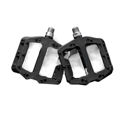 GENGGENG YEJIANGHUA Fit for Pedales de Bicicleta Plana MTB Carretera 3 Rodamientos sellados Pedales de Bicicleta Pediates de montaña Plataforma Amreza Accesorios de Bicicleta (Color : Black)