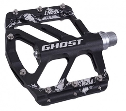 Ghost Pedales de bicicleta de montaña Ghost Bikes Flat Pedal Matt-Negro con Mountain-Design