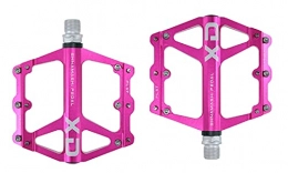 Glbz sports Pedales de bicicleta de montaña Glbz sports Pedal Montaña Bicicleta Pedal Pedal Pedal Pedal Bicicleta Pedal Hueco Sellado Pedal Durable Pedal Antideslizante Alto Rendimiento, Rosado