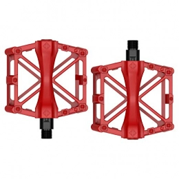 GSDF Repuesta GSDF Mountain Bike Fcil Pedales Aluminio con Antideslizante Pedal para Mountain Bike Carreras Ciudad Rueda (2 Unidades) (Color : Red)