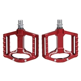 JKGHK Pedales Bicicleta Accesorios De Aleación De Aluminio Universales Los Rodamientos Sellados Son Adecuados para Bicicletas De Montaña, Bicicletas Plegables,Rojo