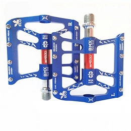 LARS360 Pedales para mountain bike, color Azul CNC Aluminio Pedal de la Bicicleta Pedales de Trekking 11.5 x 10 cm