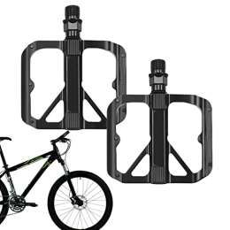 Lefenii Repuesta Lefenii 2 Pcs Pedales de Bicicleta, Pedales universales de Bicicleta de montaña de aleación de Aluminio de 9 / 16 Pulgadas - Pedal Antideslizante para Bicicleta de Carretera de montaña para Bicicletas