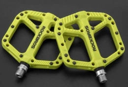 LIANG Pedales De Bicicleta Palin Mountain Bike Nylon Pedal Rodamientos Pedales (Verde)