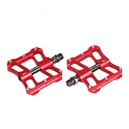 LIDAUTO Repuesta LIDAUTO Pedales para Mountain Bike Cuerpo de Aluminio CNC 9 / 16 78 * 96.5mm, Red