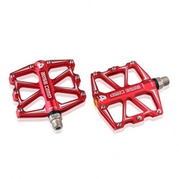 LIDAUTO Repuesta LIDAUTO Pedales para Mountain Bike Cuerpo de Aluminio CNC 9 / 16" Negro Set de 2, Red