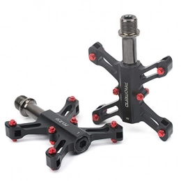 LJ Rodamientos Smooth Ultra-Light MTB Pedal De Aluminio Road Mountain Bike Pedales De Bicicleta Plegables Piezas De Bicicleta 3Bb Ultralight