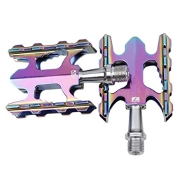 LvTu Pedales de Bicicleta de Montaña 14mm General Hilo MTB Pedal Aleación de Aluminio Proceso CNC Antideslizante Durable - Colorido