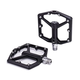 Samnuerly Repuesta Pedal de Bicicleta Apto para Bicicleta de montaña Pedal Plano Ultraligero CNC aleación de Aluminio rodamientos Lisos Accesorios de Ciclismo Piezas modificadas