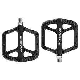 aieibuy Pedales de bicicleta de montaña Pedales Antideslizantes para Bicicletas Plataforma rodamiento Sellado Pedales de Bicicleta de montaña con Rosca de 9 / 16 Pulgadas Pedales Ligeros de Nailon para Bicicletas