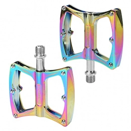 Pedales Bicicleta Montaña, Luckits Pedales de Bicicleta con Clavos Antideslizantes, Pedal de Bicicleta de Aleación de 9/16" Pulgadas y Sealed los Cojinetes para Mountain Bike BMX Pedales para Montaña