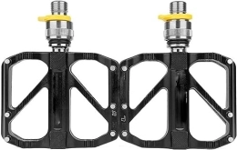 NOOLAR Pedales de bicicleta de montaña Pedales de Bicicleta de montaña, 3 Pedales de rodamiento Pedal de Bicicleta Pedal Antideslizante Cojinete de aleación de Aluminio de liberación rápida Accesorios de Bicicleta (Color : R67Q)