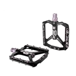 ALEFCO Pedales de bicicleta de montaña Pedales de bicicleta de montaña ultraligeros Pedal plano MTB Pedales planos CNC antideslizante Pedales de plataforma de bicicleta de aleación de aluminio Pedal de bicicleta DU Rodamientos Pedales de