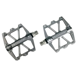 LahAd Pedales de bicicleta de montaña Pedales Mixtos MTB Pedales Bicicleta Pedales Pedales Calapies Adaptador Pedales Automaticos Pedal Bicicleta MontañA por Deporte Al Aire Libre Titanium, Free Size