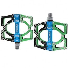 Pedales MTB Pedales Bici Pedales Mixtos MTB Pedal Bicicleta Pedales Plataforma MTB Pedales Mixtos Pedales Calapies Bicicleta Pedal Pedales Automaticos Pedales Bicicleta MontañA Green,Free Size