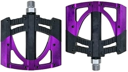 QIANMEI Pedales de bicicleta de montaña QIANMEI Pedales de Bicicleta Pedales de Bicicleta Bicicleta de montaña | Pedales de Aluminio sin Deslizamiento con 3 rodamientos sellados | para Todo Tipo de Bicicletas (Color : Purple)