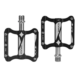 QQY Repuesta QQY Bicicleta de montaña Pedal de aleación de aluminio ultraligero BMX Pedales 9 / 16 "Pedales Plataforma Bicicletas Pedales planos (negro)