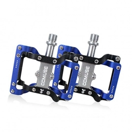 Ruifu Pedales de bicicleta de montaña ruifu aluminio CNC Pedales para bicicleta MTB Mountain Bike Racing Pedales 2pcs Azul azul