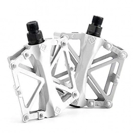 SlimpleStudio Pedales de bicicleta de montaña SlimpleStudio Pedales de Bicicleta de, Pedal de Bicicleta de montaña Pedal Antideslizante de Aluminio Ultraligero-Blanco