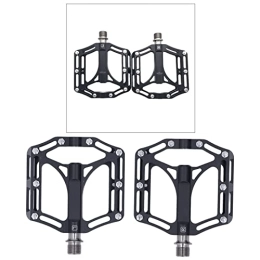SPYMINNPOO Pedales de bicicleta de montaña SPYMINNPOO 1 par de Pedales de Bicicleta de Montaña, Pedales de Bicicleta de Carretera de Aleación de Titanio Ligeros Universales para Bicicleta de Montaña BMX MTB (Negro)