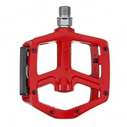 TENGGO Pedales Ultraligeros 2Du Aleacin De Aluminio MTB Mountain Bike Pedals-Rojo