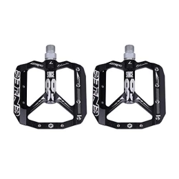 VORCOOL Pedales de bicicleta de montaña VORCOOL Accesorios para bicicleta 1 par de pedal de bicicleta de montaña universal pedal antideslizante plataforma plana (negro)