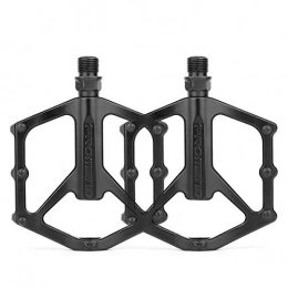 WANGLXFC Duradero Pedales Bicicleta, Mountain Pedales Bicicleta, Bicicleta de Pedales, Pedales de Bicicleta de Montaa Duraderos Ultraligeros Antideslizantes de Aluminio Cmodo, Black