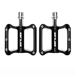 WANGLXFC Repuesta WANGLXFC Duradero Pedales de Bicicleta, Pedal de Bicicleta para Caminante Antideslizante, aleación de Aluminio Duradero, Ultraligero Pedal de Bicicleta de montaña Cómodo, Black