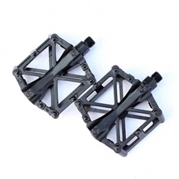 WINOMO Pedales de bicicleta de montaña WINOMO montaña BMX pedales de bicicleta Mountain Bike pedales plana de aleacin de aluminio plataforma eje para carretera montaña bicicleta Carretera Bicicletas (negro)