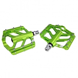 WMMDM Pedales de bicicleta de montaña WMMDM Aluminio de la Bicicleta BMX MTB Pedales de Plataforma plana-9 / 16 Pulgadas Pedales de Bicicleta de Mountain Y Camino (Color : Green)