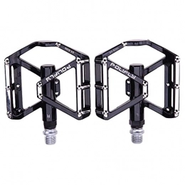 XYXZ Repuesta XYXZ Bicycle Platform Flat Pedal Bicycle Aluminum Alloy Mountain Pedals Road Cycling Sealed Black Bearing Pedals BMX Ultralight Bicycle Parts Pedals New