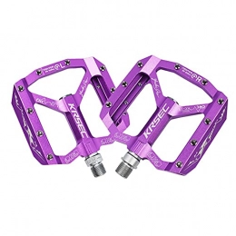 zjyfyfyf Pedales de bicicleta de montaña zjyfyfyf Pedal de Bicicletas Máquinas de aleación de aleación de Aluminio Ciclismo Pedales de Bicicletas (Color : Purple)