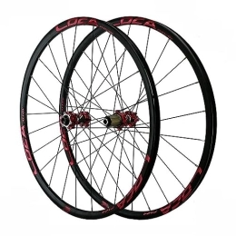 OMDHATU Ruedas de bicicleta de montaña Juego De Ruedas De 26 Pulgadas para Bicicleta De Montaña Llantas con Freno De Disco Bujes con Rodamientos Sellados Soporta Cassette De 8-12 Velocidades Juego De Ruedas Thru Axle (Color : A)