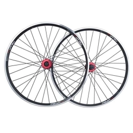 MZPWJD Ruedas de bicicleta de montaña MZPWJD Juego de ruedas de bicicleta de 26 pulgadas MTB de doble pared 7 8 9 10 velocidades rueda libre sellado cubo de rodamientos (color: negro, tamaño: 26 pulgadas)