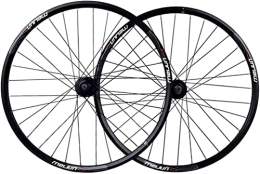 ZECHAO Ruedas de bicicleta de montaña ZECHAO Rueda de Bicicleta de Ciclismo 26 "Mountain Bike Wheelset MTB Bicicleta de Freno de Disco for 7 8 9 10 10 Cassette de Velocidad Muro de Doble Pared Rim 32 Habilidad Wheelset (Color : Black)