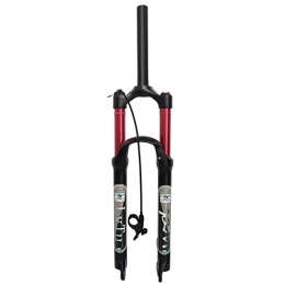 TYXTYX Tenedores de bicicleta de montaña 26" / 27, 5" / 29"Air Mountain Bike MTB Horquilla Delantera 140 mm de Recorrido, WQ-008 Horquilla de suspensión de Bicicleta 9 mm QR (Color: Bloqueo Remoto Recto, Tamaño: 26")
