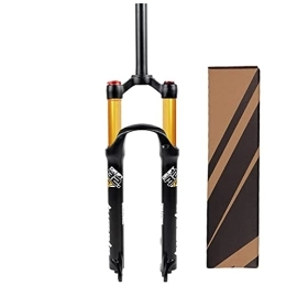 TYXTYX Tenedores de bicicleta de montaña 26 / 27.5 / 29 Horquilla de suspensión 1-1 / 8 ”Horquilla MTB para Bicicleta de montaña Tubo de dirección Manual / Bloqueo Remoto Recorrido Horquilla de 120 mm