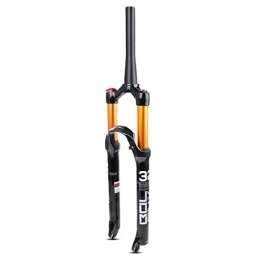 aiNPCde Tenedores de bicicleta de montaña aiNPCde Bicicleta de Montaña Horquilla Suspension 26 / 27.5 / 29 Pulgadas 1-1 / 8 120mm Viajar MTB Aire Horquilla Delantera Cónico (Color : Tapered-Manual Lockout, Size : 29 Inch)