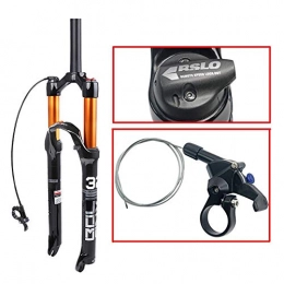 HEWXWX Repuesta Aire Bicicletas SuspensiN Delantera Horquilla, Hombro Control HL / Alambre De Control RL, Tubo Recto / Cono Tubo, Ultraligero Gas Amortiguador Adecuado, B-Straight-29inch