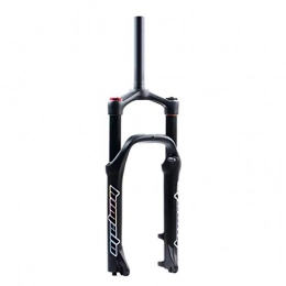 AISHANG Tenedores de bicicleta de montaña AISHANG Horquilla de suspensión MTB de 20 Pulgadas para Ruedas de Bicicleta de 20 * 4.0", Amortiguador de Horquilla Delantera de Aire para Bicicleta de Nieve / Playa / montaña