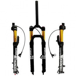 AISHANG Tenedores de bicicleta de montaña AISHANG Horquilla para Bicicleta MTB 27"29" Suspensión neumática Ajuste de Rebote Dirección Recta 1-1 / 8"Recorrido 100 mm Freno de Disco Bloqueo Remoto 9 mm QR 1845g