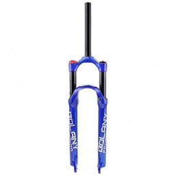 generies Tenedores de bicicleta de montaña Bolany Aleación De Magnesio MTB Bicicleta Horquilla Supension Air 26 27.5 29er Pulgadas Montaña 100mm Horquilla para Accesorios De Bicicleta 1 Azul 27.5 Recto