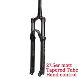 generies Repuesta Bolany MTB Bicicleta Air Fork Supension Rebound Adjustment 26 / 27.5 / 29er Lock Straight Tapered Mountain Fork para Accesorios De Bicicleta 27.5er Mano cónica