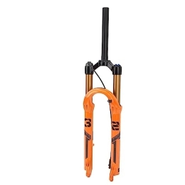 BROLEO Repuesta BROLEO Horquilla de Suspensión para Bicicleta de Montaña, Naranja, con Absorción de Impactos, Horquilla Delantera con Suspensión para Bicicleta, Poco Ruido para Senderismo