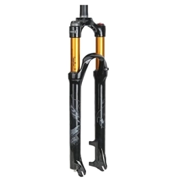 CHICTI Tenedores de bicicleta de montaña CHICTI 26" Bicicleta De Montaña Horquilla De Suspensión, 1-1 / 8 ' Ligero Aleación De Magnesio MTB Bicicleta Tenedor De Gas Hombro Controlar 100mm Repuestos (Color : B, Size : 26inch)