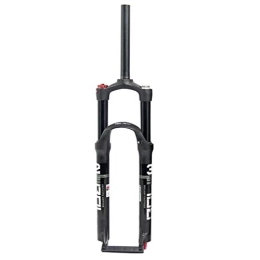 CHICTI Tenedores de bicicleta de montaña CHICTI MTB Horquilla de Suspensión 27.5"1-1 / 8" Aleación de Aluminio 28, 6 Mm Tubo Recto Ciclismo de Montaña Freno de Disco Control de Hombro Recorrido 100mm Repuestos