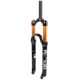 CHICTI Tenedores de bicicleta de montaña CHICTI Suspensión Bicicletas montaña Bicicleta MTB aleación Aluminio Gas Tenedor Remoto suspensión Bloqueo Freno Disco Delantero Tenedor Tenedor Gas Accesorios Repuestos (Size : 26 Inch)