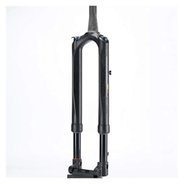 YING-pinghu Repuesta Componentes de bicicleta de horquilla delantera de RS1 MTB Tenedor de carbono Mountain Bike Fork Air 27.5 29 "ACS Solo a través de 100 * 15 mm Predeterminado Aceite de suspensión de la volante y tened