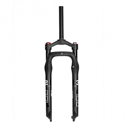 DSCWSDI Tenedores de bicicleta de montaña DSCWSDI MTB Snow Fork, Suspensión Delantera de Aire para Bicicleta 26 Pulgadas * 4.0"Neumático Aleación de Aluminio Control Manual Bicicleta e-Bike Neumático Ancho